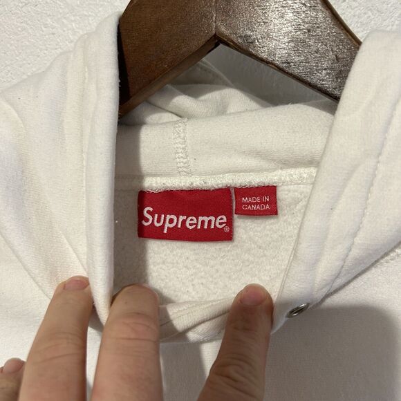 SS16 Supreme Anti-Church Pure Fear Hoodie Sweatshirt "White" - Picture 4 of 7